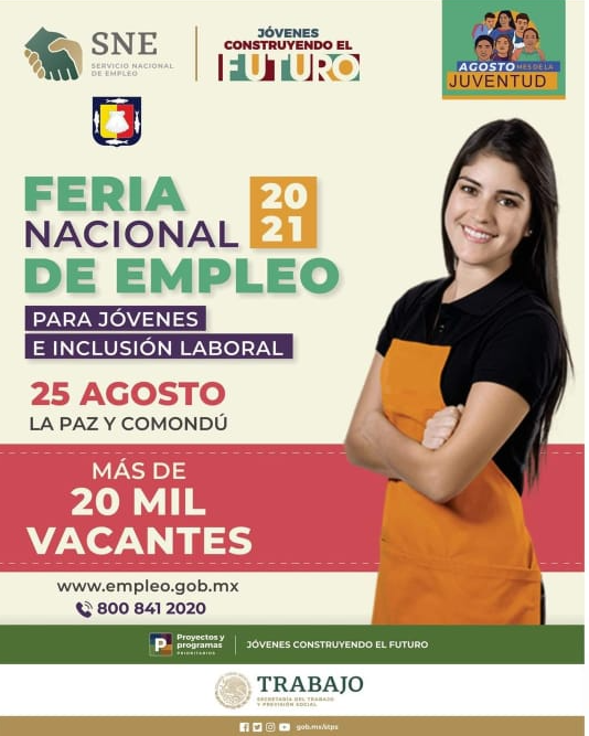 «Feria Nacional de Empleo para Jóvenes e Inclusión Laboral!